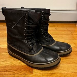 SOREL Premium Leather Waterproof Mens Winter Boots